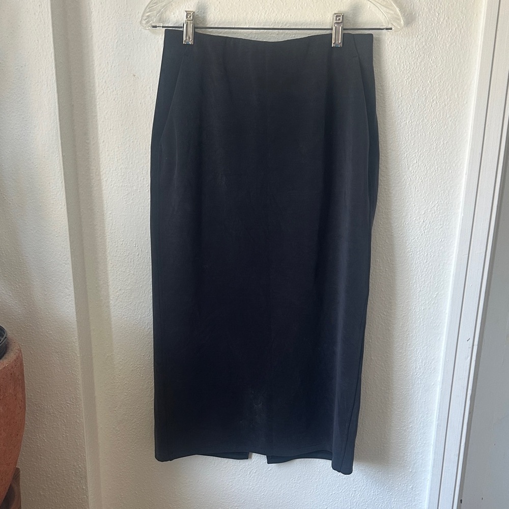 Lululemon Classic Black Midi Pencil Skirt